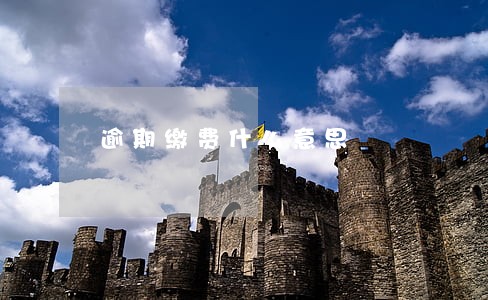 逾期缴费什么意思 逾期缴费什么意思