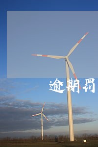 逾期罚息减免标准 逾期罚息减免标准