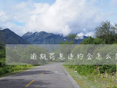 逾期罚息违约金怎么算 逾期罚息违约金怎么算