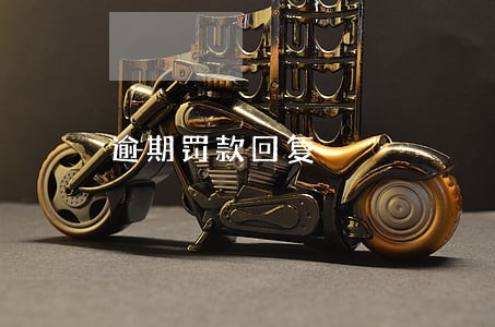 逾期罚款回复