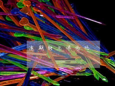 逾期能上保险吗 逾期能上保险吗