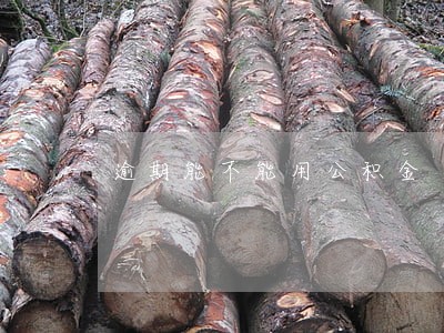 逾期能不能用公积金 逾期能不能用公积金