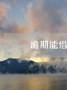 逾期能借一个月的口子 逾期能借一个月的口子