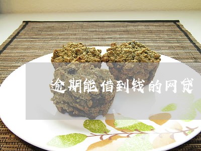 逾期能借到钱的网贷 逾期能借到钱的网贷