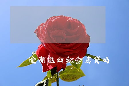 逾期能公积金房贷吗 逾期能公积金房贷吗