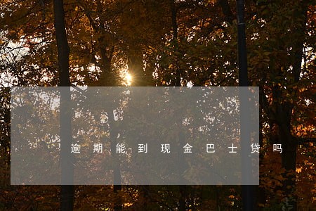 逾期能到现金巴士贷吗 逾期能到现金巴士贷吗