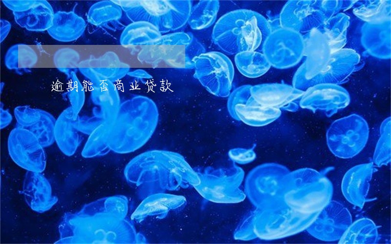 逾期能否商业贷款 逾期能否商业贷款