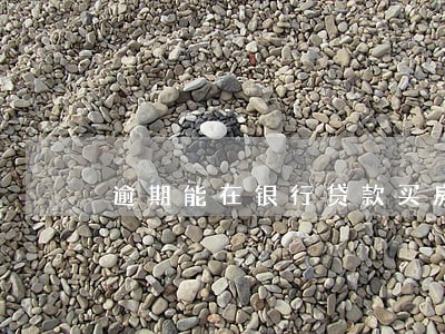 逾期能在银行贷款买房吗 逾期能在银行贷款买房吗
