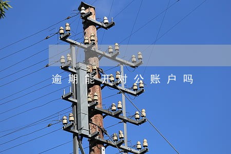 逾期能开对公账户吗 逾期能开对公账户吗