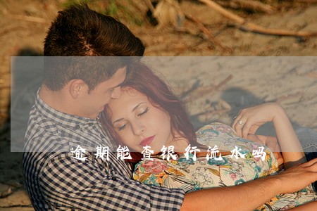 逾期能查银行流水吗 逾期能查银行流水吗