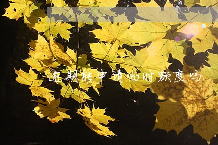 逾期能申请临时额度吗 逾期能申请临时额度吗