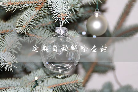 逾期自动解除查封 逾期自动解除查封