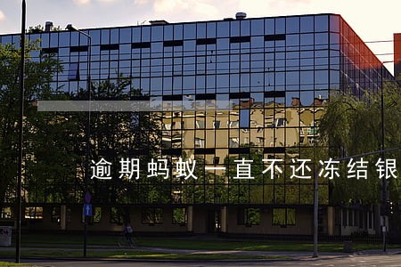 逾期蚂蚁一直不还冻结银行卡 逾期蚂蚁一直不还冻结银行卡