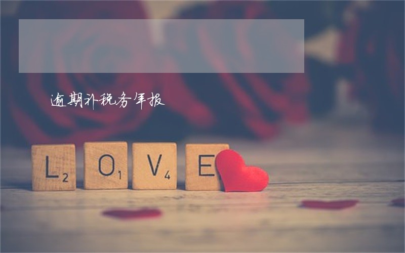 逾期补税务年报 逾期补税务年报