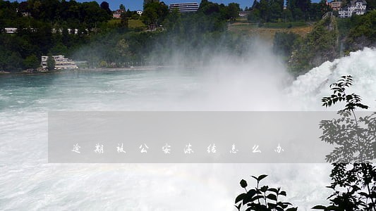 逾期被公安冻结怎么办 逾期被公安冻结怎么办