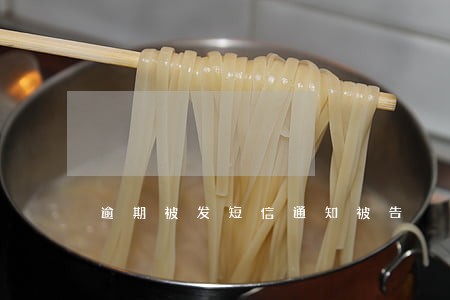 逾期被发短信通知被告