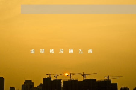 逾期被发通告函 逾期被发通告函