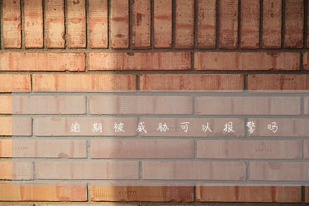 逾期被威胁可以报警吗 逾期被威胁可以报警吗