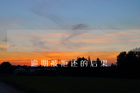 逾期被拒还的后果 逾期被拒还的后果