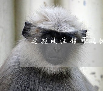逾期被注销可以恢复吗 逾期被注销可以恢复吗