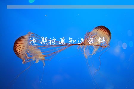 逾期被通知送资料 逾期被通知送资料
