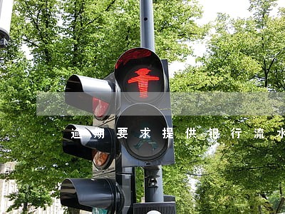 逾期要求提供银行流水 逾期要求提供银行流水