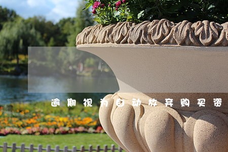 逾期视为自动放弃购买资格 逾期视为自动放弃购买资格
