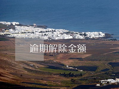 逾期解除金额 逾期解除金额