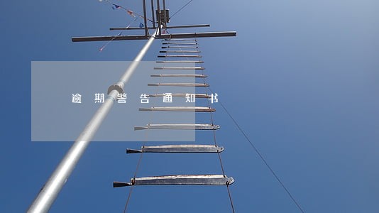 逾期警告通知书 逾期警告通知书