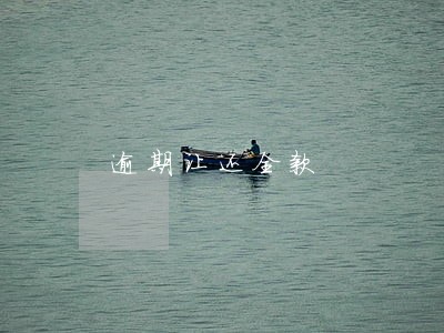 逾期让还全款