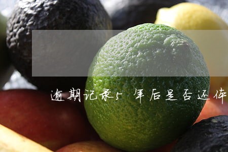 逾期记录5年后是否还体现 逾期记录5年后是否还体现