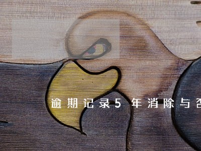 逾期记录5年消除与否怎么查询