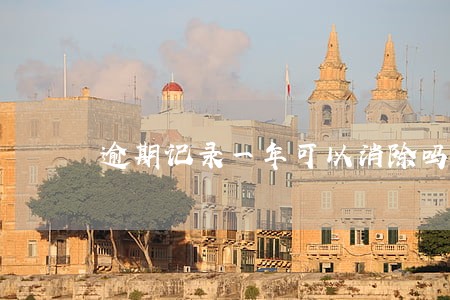 逾期记录一年可以消除吗