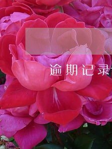 逾期记录上传时间