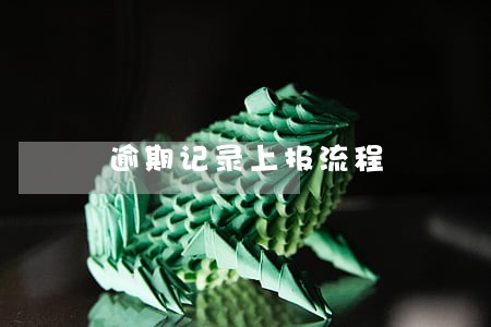 逾期记录上报流程 逾期记录上报流程