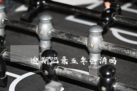 逾期记录五年会消吗