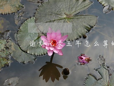 逾期记录五年怎么算的 逾期记录五年怎么算的