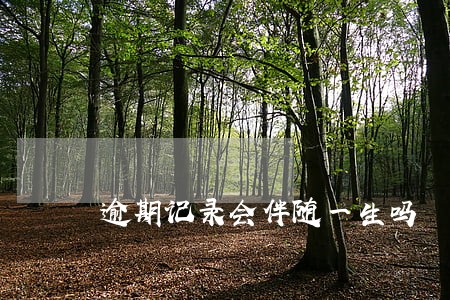 逾期记录会伴随一生吗 逾期记录会伴随一生吗