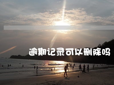 逾期记录可以删除吗
