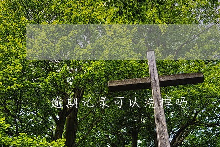 逾期记录可以洗掉吗