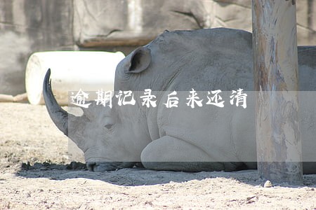 逾期记录后来还清 逾期记录后来还清