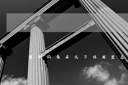 逾期记录在天下信用里怎么看 逾期记录在天下信用里怎么看