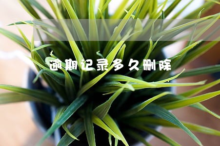 逾期记录多久删除 逾期记录多久删除