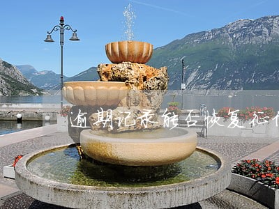 逾期记录能否恢复征信 逾期记录能否恢复征信