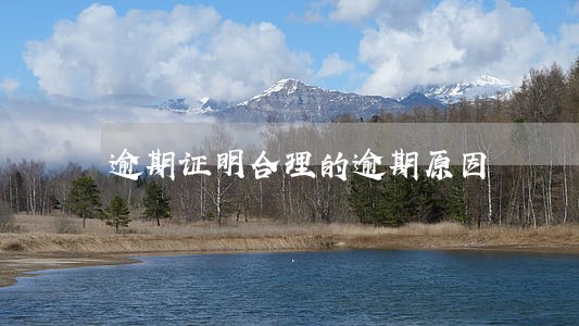 逾期证明合理的逾期原因 逾期证明合理的逾期原因