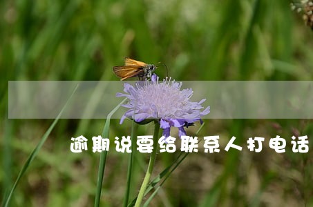 逾期说要给联系人打电话是真的吗 逾期说要给联系人打电话是真的吗