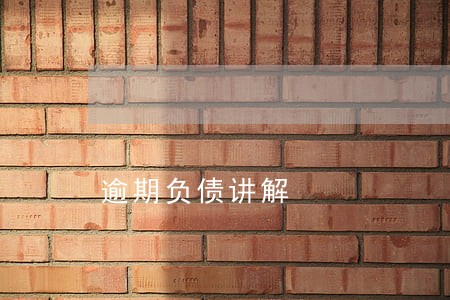 逾期负债讲解