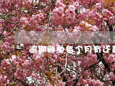 逾期账单每个月有还款记录 逾期账单每个月有还款记录