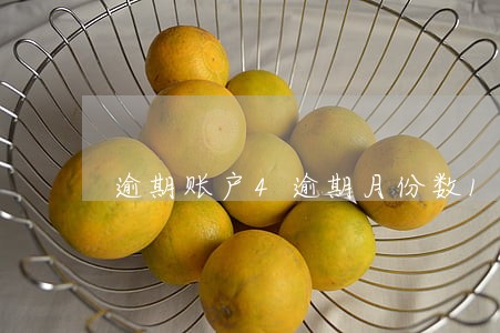 逾期账户4逾期月份数1 逾期账户4逾期月份数1