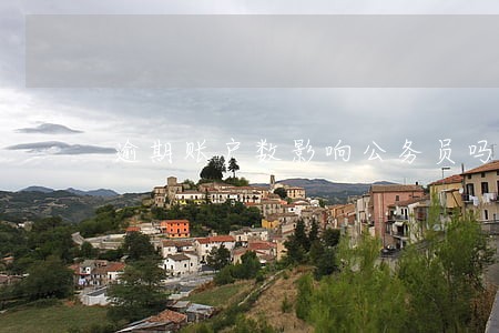 逾期账户数影响公务员吗 逾期账户数影响公务员吗